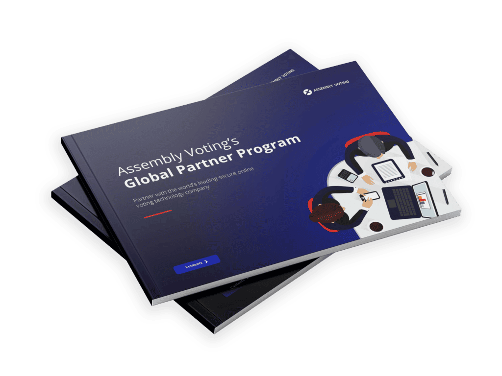 Perfect Binding Brochure Mockup 3 – Assembly Voting
