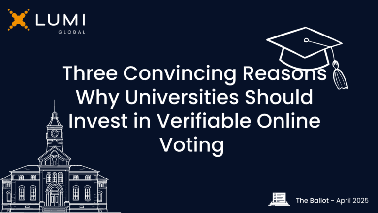 Why universities should invest in online voting.